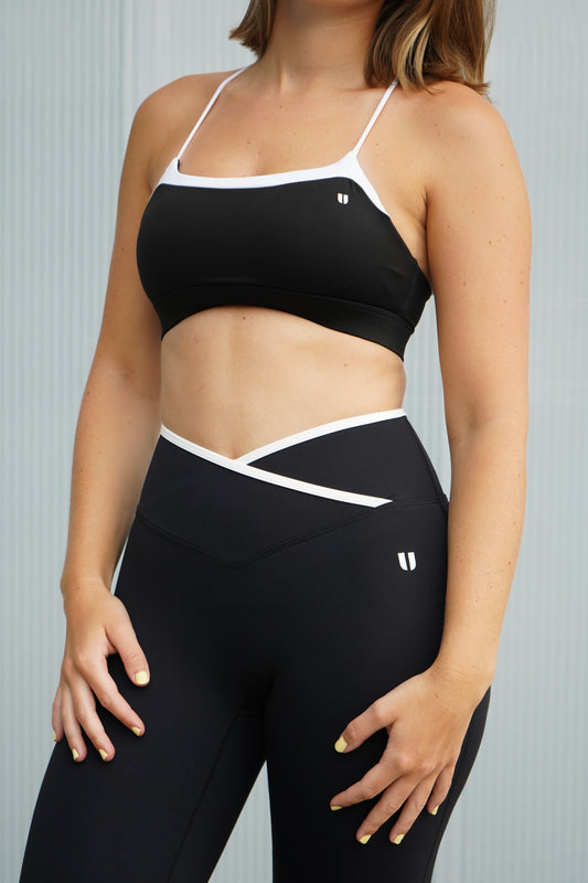 Dual Tone Crossback Bra