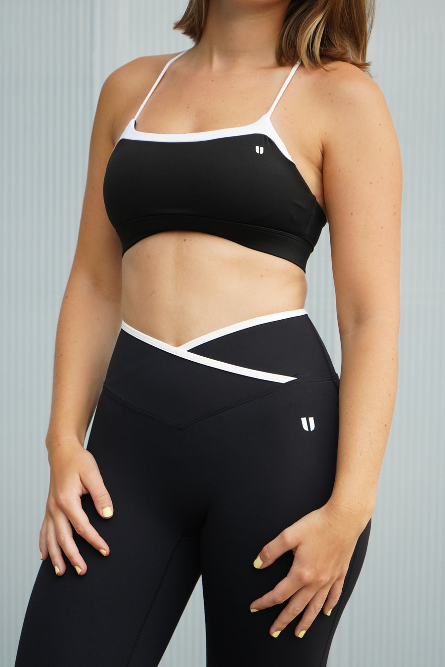 Dual Tone Crossback Bra