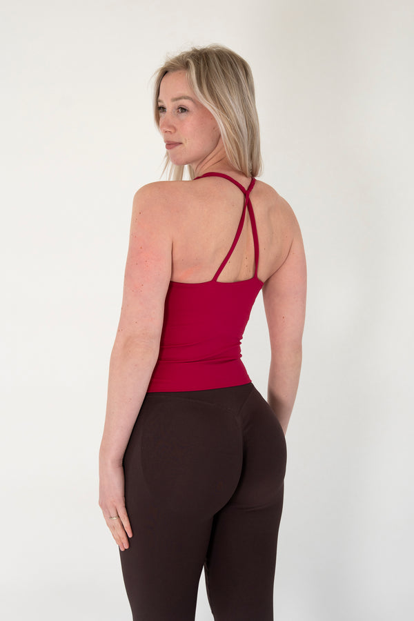 Ruched Front Longline Sports Bra