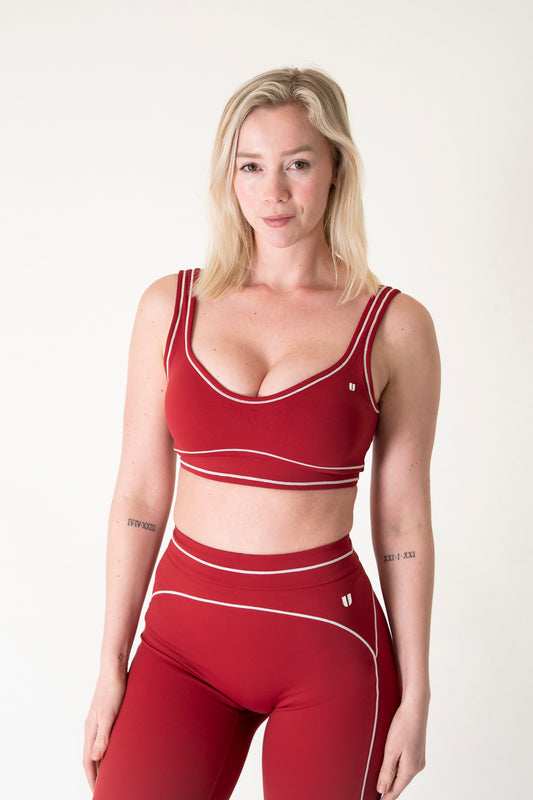 Silhouette Bra Cherry